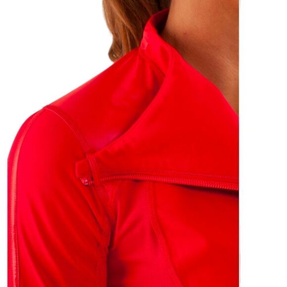 Lululemon Run: Track Time Jacket Currant Red Women's 4 Lightweight Zip Up - Picture 4 of 11